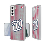 Thumbnail for Washington Nationals Blackletter Clear Case-1