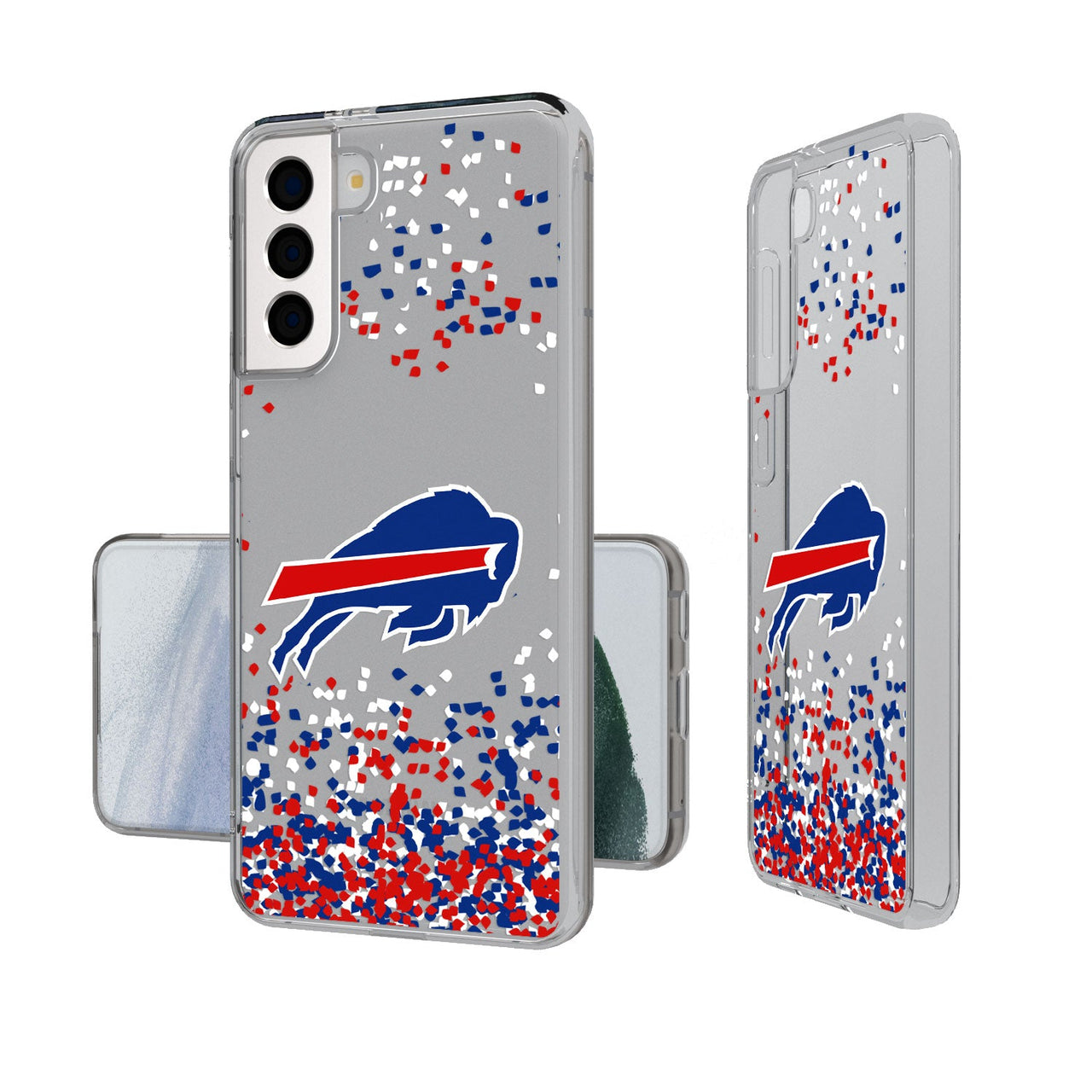 Buffalo Bills Confetti Clear Case-19