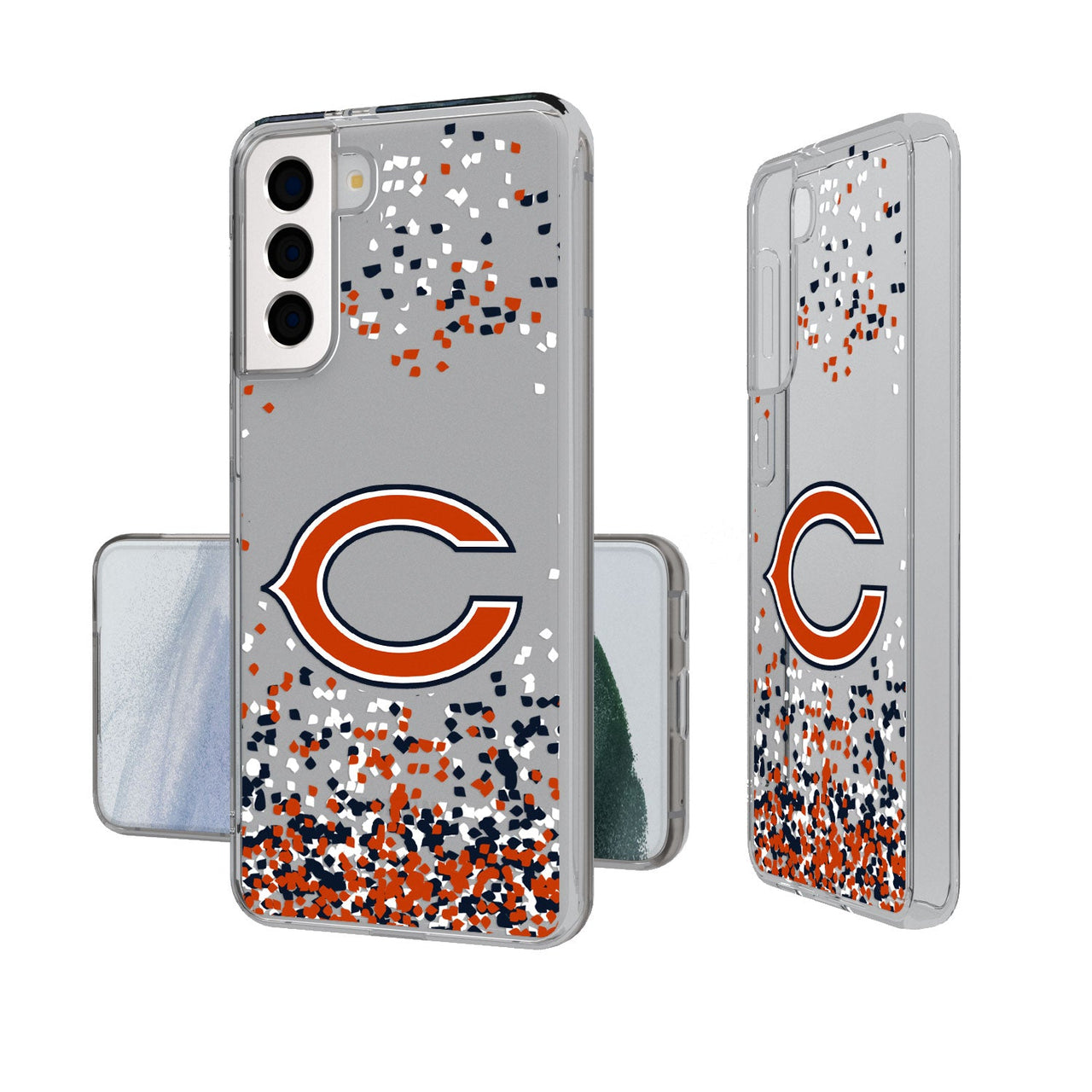 Chicago Bears Confetti Clear Case-19