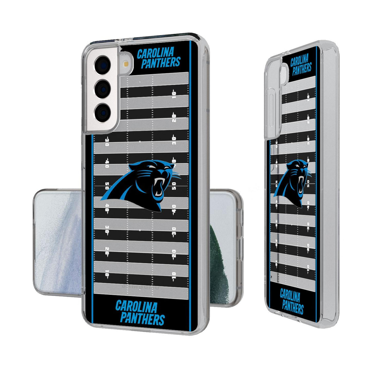 Carolina Panthers Football Field Clear Case-1