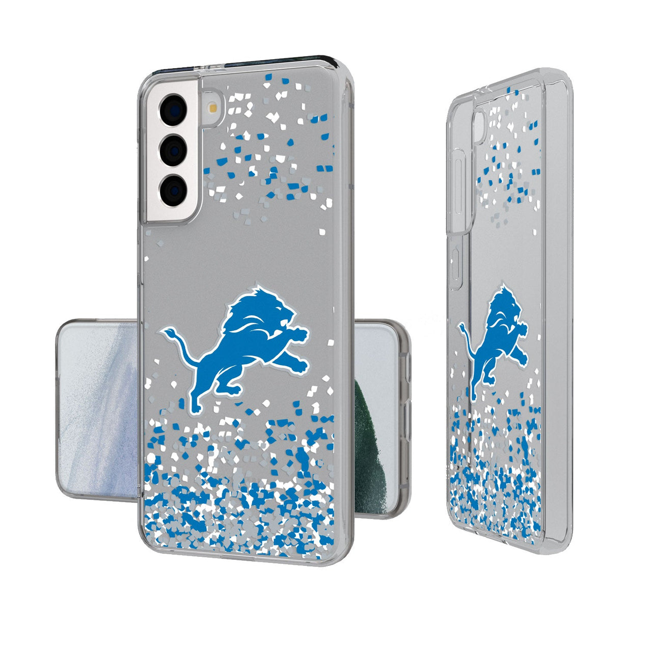 Detroit Lions Confetti Clear Case-19