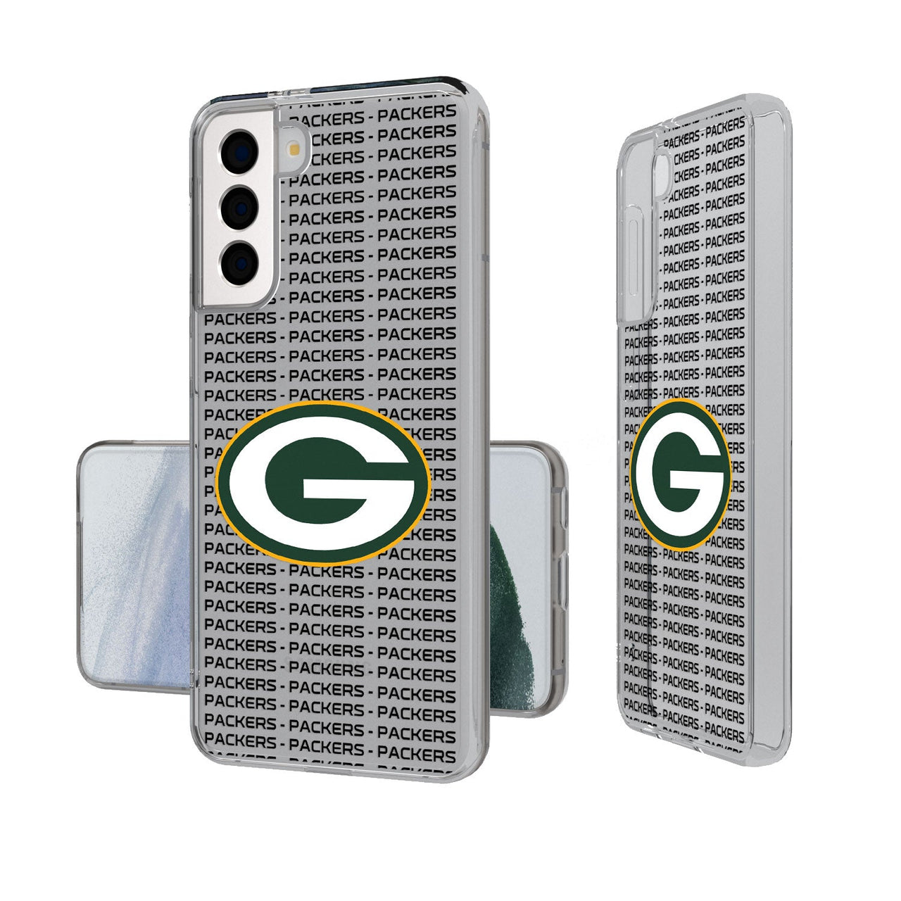 Green Bay Packers Blackletter Clear Case-19