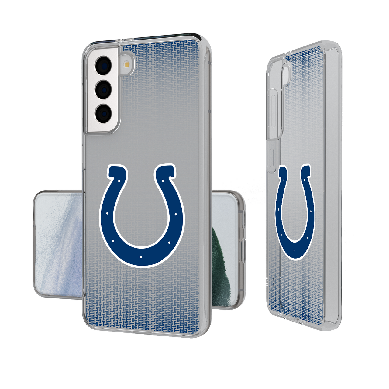 Indianapolis Colts Linen Clear Phone Case-1