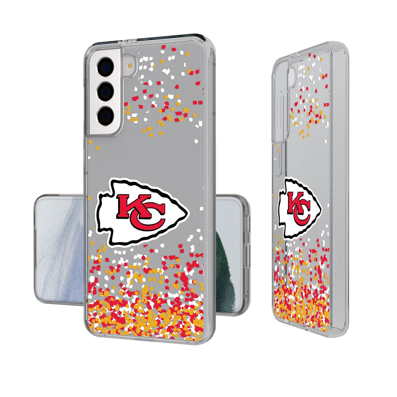 Kansas City Chiefs Confetti Clear Case-19