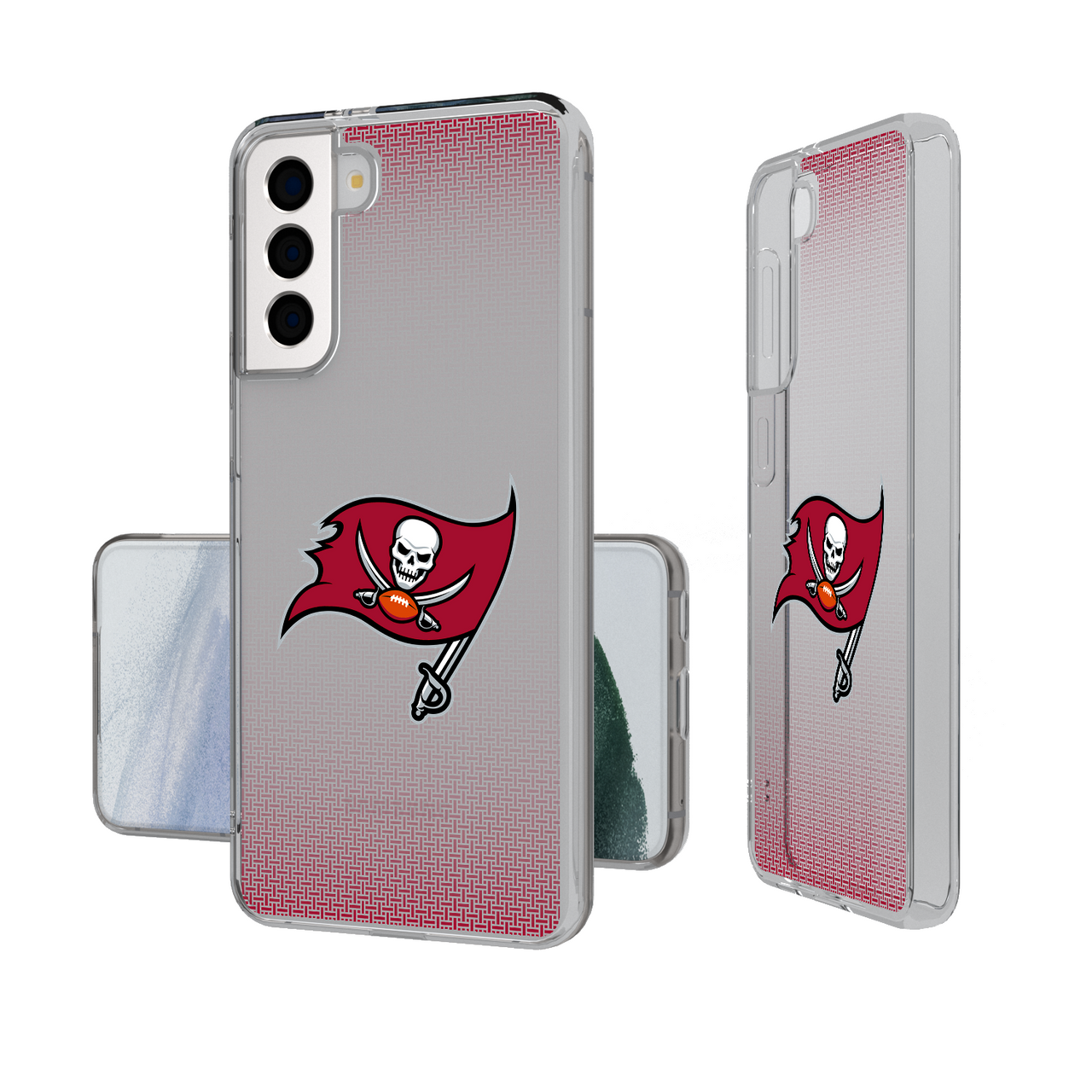 Tampa Bay Buccaneers Linen Clear Phone Case-1