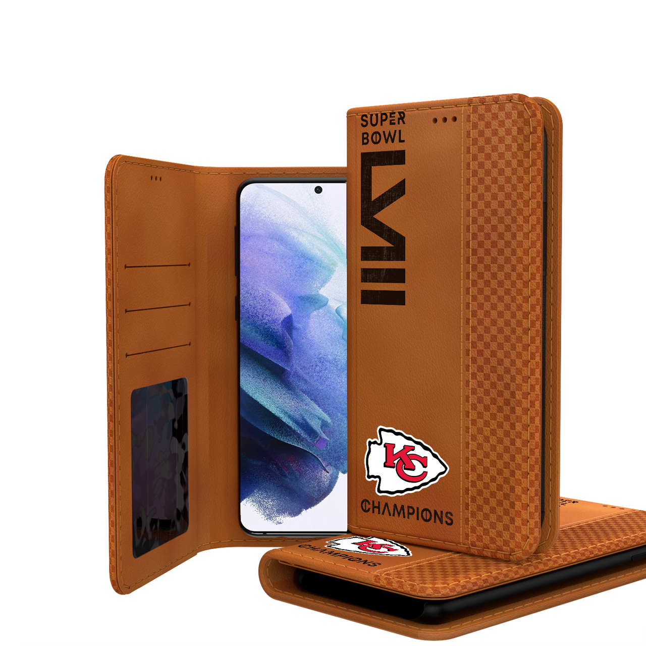 Kansas City Chiefs 2024 Super Bowl Folio Phone Case-1