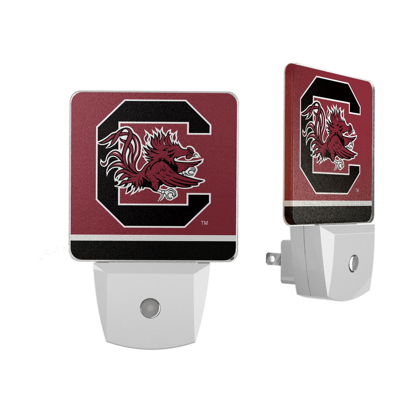 South Carolina Fighting Gamecocks Stripe Night Light 2-Pack-0