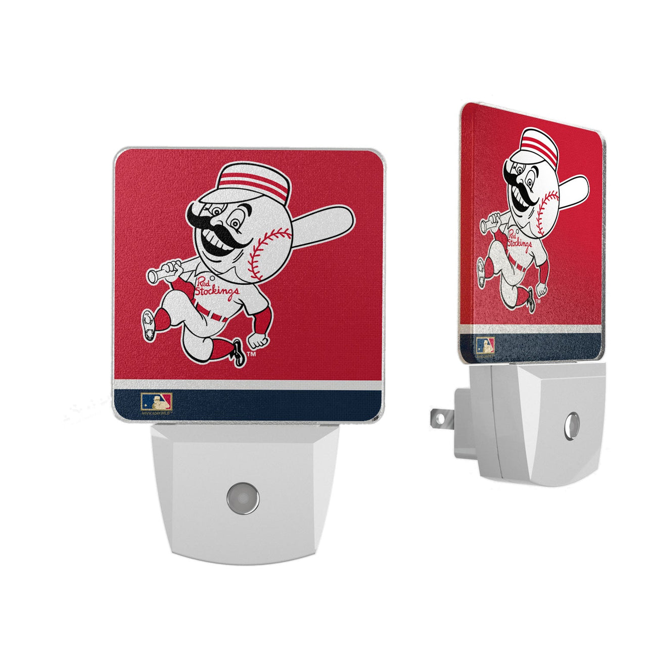 Cincinnati Reds 1953-1967 - Cooperstown Collection Stripe Night Light 2-Pack-0