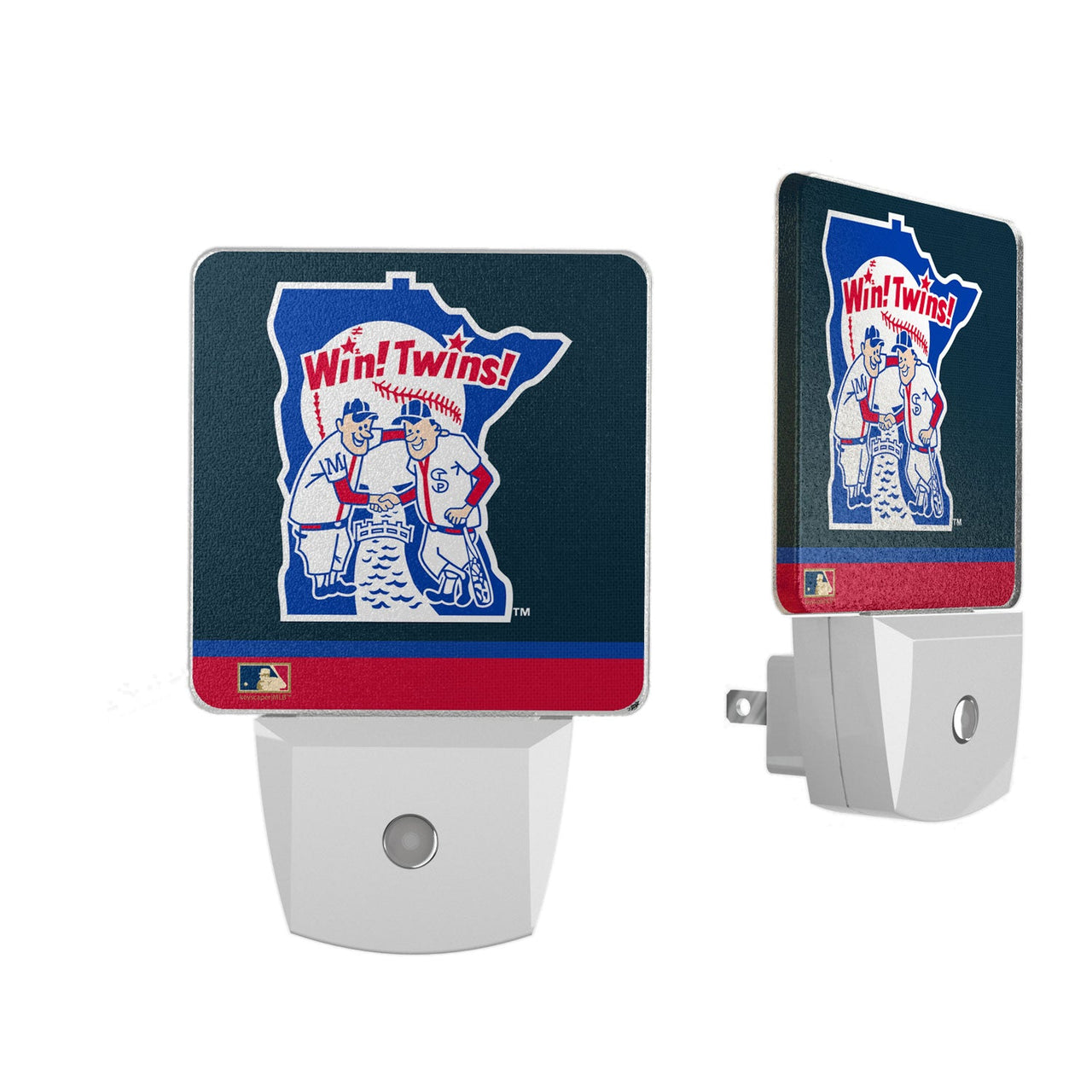 Minnesota Twins 1976-1986 - Cooperstown Collection Stripe Night Light 2-Pack-0