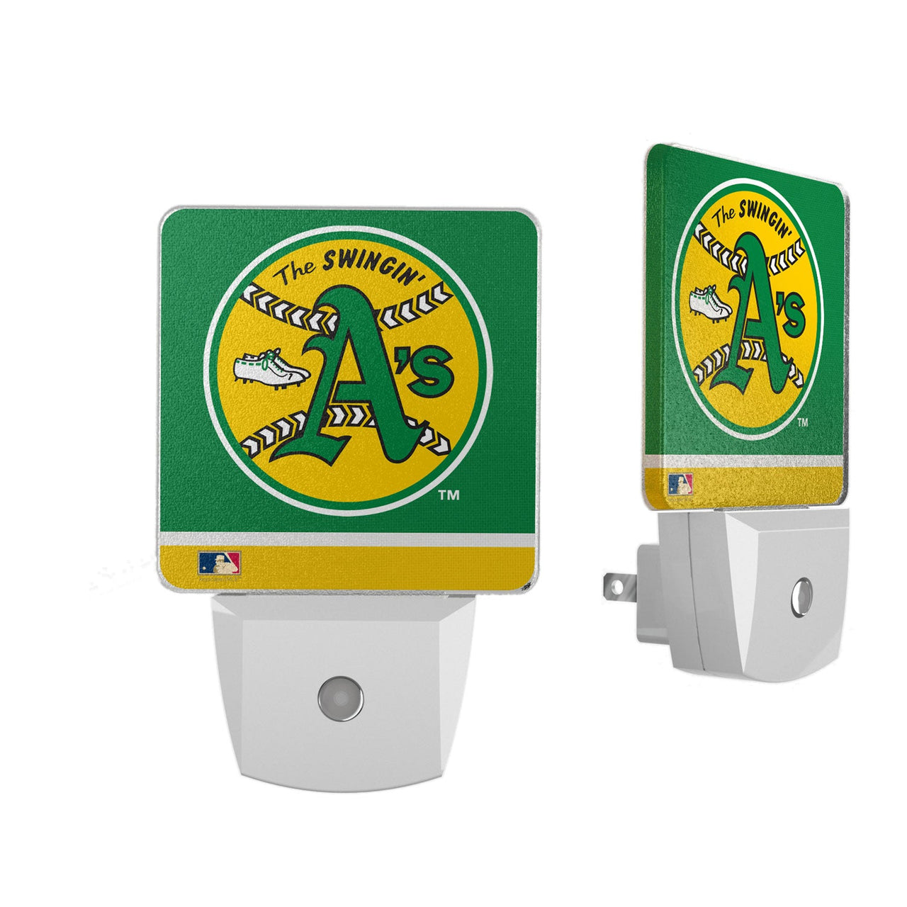 Oakland As 1971-1981 - Cooperstown Collection Stripe Night Light 2-Pack-0