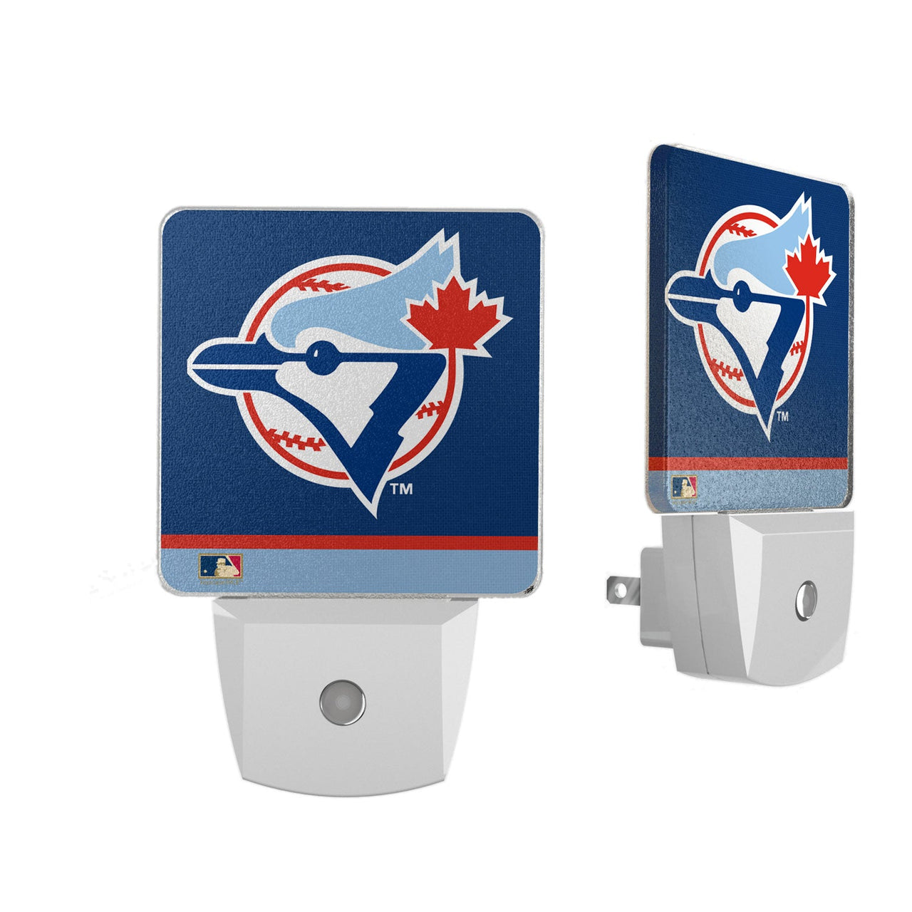 Toronto Blue Jays 1977-1988 - Cooperstown Collection Stripe Night Light 2-Pack-0