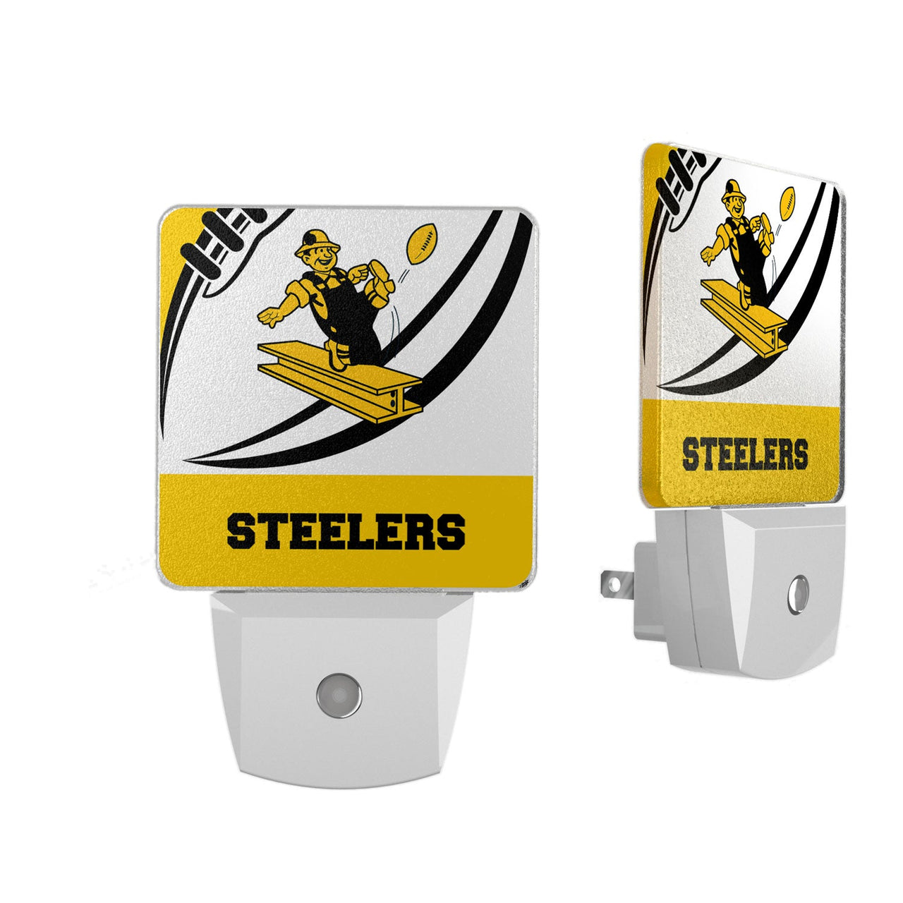 Pittsburgh Steelers 1961 Historic Collection Passtime Night Light 2-Pack-0