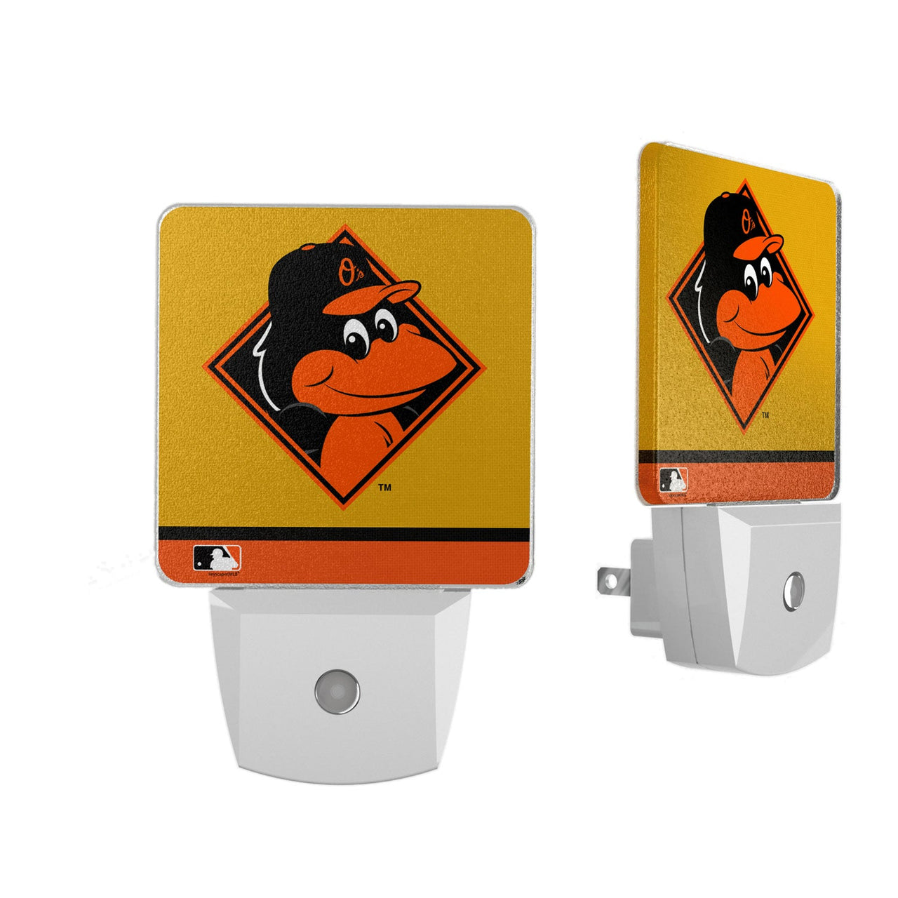 Baltimore Orioles Stripe Night Light 2-Pack-0