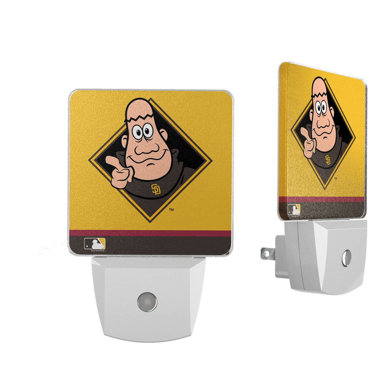 San Diego Padres Stripe Night Light 2-Pack-0