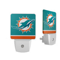 Thumbnail for Miami Dolphins Stripe Night Light 2-Pack-0