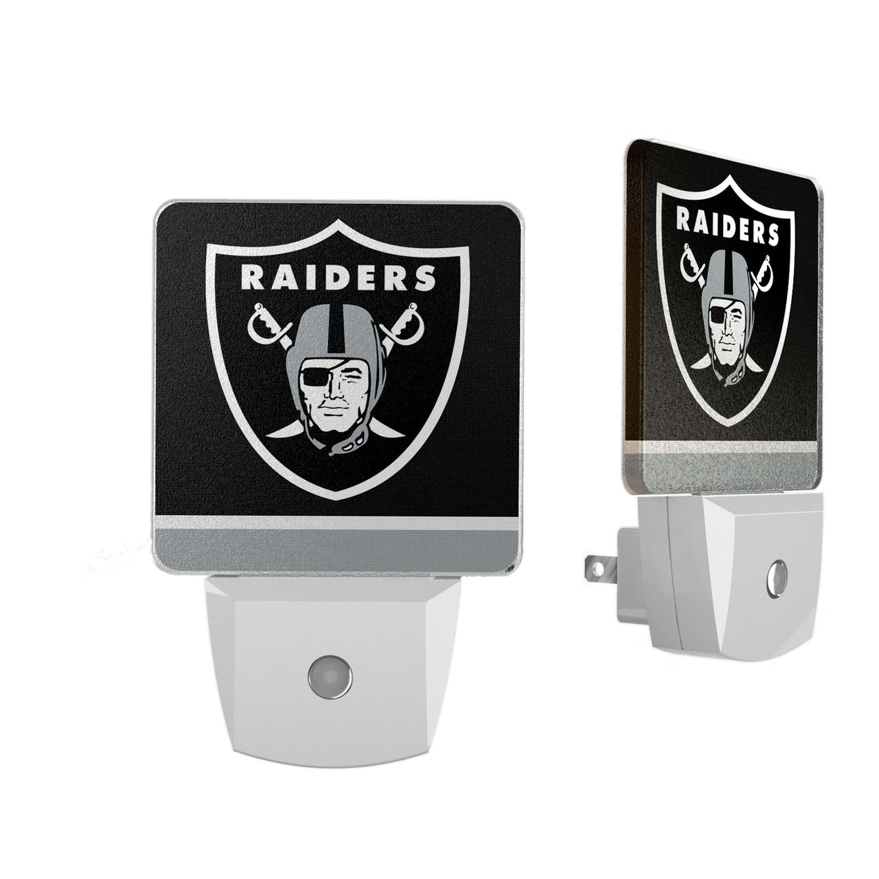 Oakland Raiders Stripe Night Light 2-Pack-0